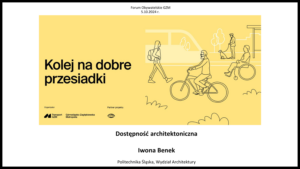 Prezentacja Iwony Benek Dostępność Architektoniczna